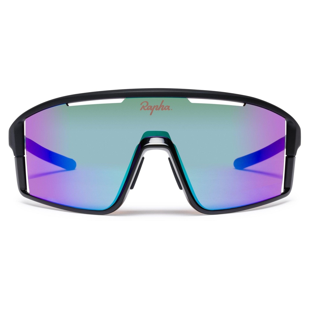 SESTRI Glasses - Dark Navy/Purple Green Lens