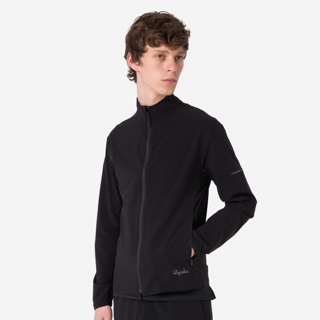 Chaqueta deportiva para hombre - Talla extragrande - Negro/Gris