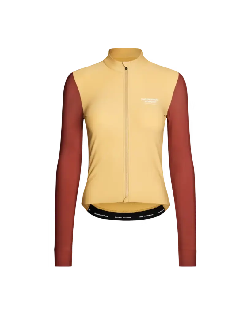 Women's Mechanism Long Sleeve Jersey - Camel / Marron 