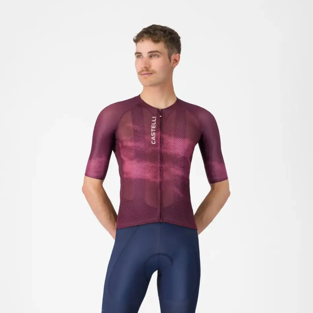 MAILLOT CLIMBER´S A/C BURDEOS OSC/BLN