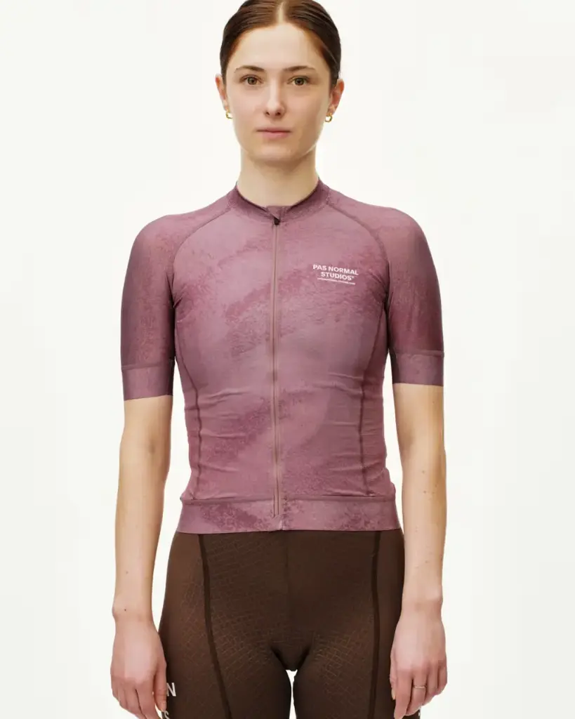 Women's Mechanism Jersey -  AOP Dark Mauve 