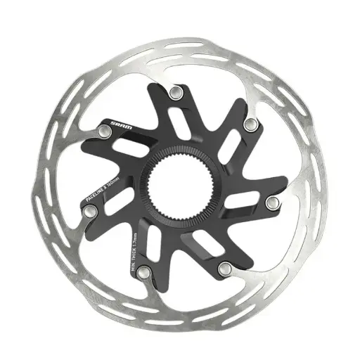 [109101] DISCO FRENO SRAM PACELINE X CENTERLOCK 140 mm NEGRO/PLATA