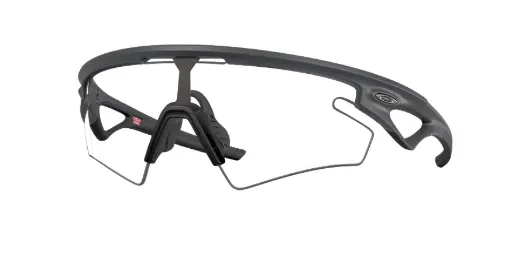 [0OO9499-1802] SUNGLASSES WITH CASE Sphaera Slash Carbon w/ Clr - Blk Photocromic