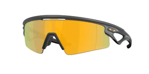 [0OO9531-8278] SUNGLASSES WITH CASE Sphaera Strike Matte Crbn w/PRZM 24K Polar